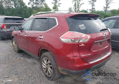 2014 Nissan Rogue Sl из США, поврежденный, VIN 5N1AT2MV5EC788773